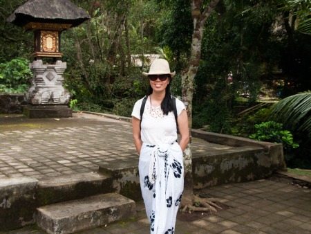 Sonya at Gunung Kawi, Ubud