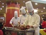 Pekking duck at Quanjude Restaurant