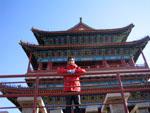 Travis at the Gate of China