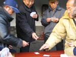 Playing Cards outside the Temple of Heaven