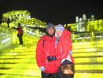 Sonya and myself in front of the replica Pantheon