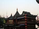 Old Shanghai with the Oriental Pearl Tower in the background