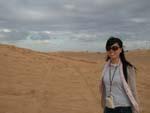 Sonya and some sand
