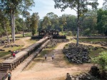 Looking over the entrance causeway form Baphuon Temple