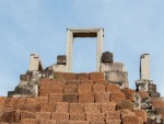 Framed door at the highest point in Baphuon Temple