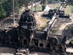 Looking over the entrance causeway form Baphuon Temple