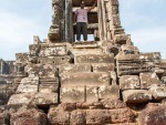 Travis standing at the top of Phimeanakas Temple
