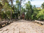 The causeway with Preah Palilay Temple in the background