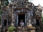 Travis and Sonya at Preah Palilay Temple