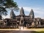 Gopuras of Angkor Wat viewed from the East