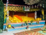 Sleeping Buddha inside the killing caves