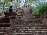A few of the stairs leading up to Banan Temple