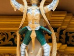 Mythical creature on the columns of Wat Pipetharam