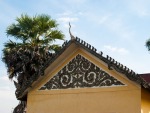Intricate detail on a traditional style roof