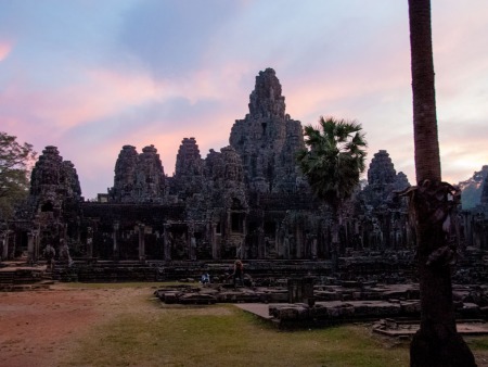 Bayon Temple at sunset