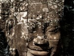 Face of Lokesvara at Bayon temple