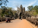 Moat crossing at the Southern entrance of Ankor Tom