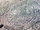 Intricate carved wall