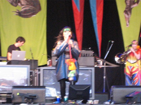 Bjork doing her thing