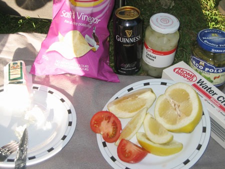 Sour picnic foods