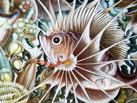 Close-up of fish in Harvest Ceremony