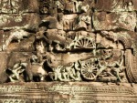 Bas-relief depicting chariot battle