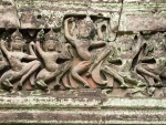 Dancing apsara in the dance hall