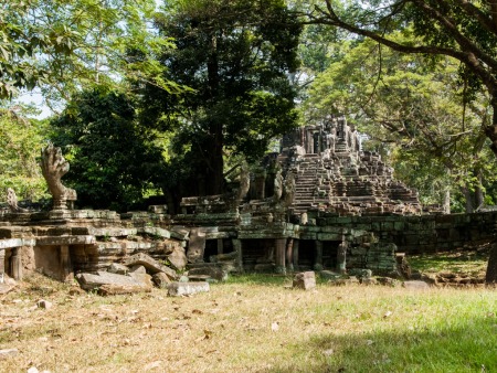 Entrance to Temple T with Nagas visible on the left
