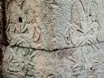 Stone carving Apsara dancing