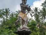 One of the mythical creature statues at the entrance of the Water Temple