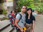 Farah, Travis and Sonya inside Tirta Empul Temple
