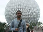 Travis and the Epcot sphere