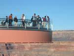 Travis on the Grand Canyon Skywalk