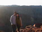 Sonya and Travis at the Grand Canyon West Rim Eagle Point
