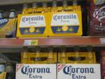Obligatory shot of cheap Coronas 37 Pesos equals 3 Dollars