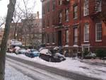 New York streets after heavy snow