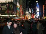 Sonya and Mandi at Times Square