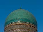 Turquoise dome of Mir i Arab Medressa