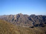 Mountains surrounding the Great Wall