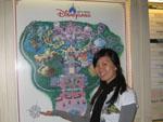 The Hong Kong Disneyland map