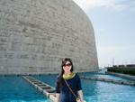 Sonya at the Bibliotheca Alexandrina