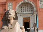 Sphinx in front of the Egyptian Museum