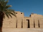 Medinet Habu Temple - Travis standing at the Main Gate