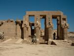 Ramesseum Temple - Looking towards the Portice and Great Hypostyle Hall