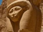 Hatshepsuts Temple - Column of Hathor at Hathor Chapel