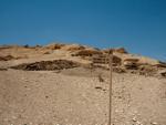 Tombs of the Nobles - Sign pointing to tombs of Rekhmire and Sennefer