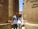 Travis and Sonya at the Great Hypostyle Hall