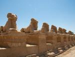 Avenue of Ram-headed sphinxes