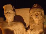 Statue of Ramesses II and his queen Nefertiti