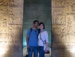 Sonya and Travis inside Temple of Isis